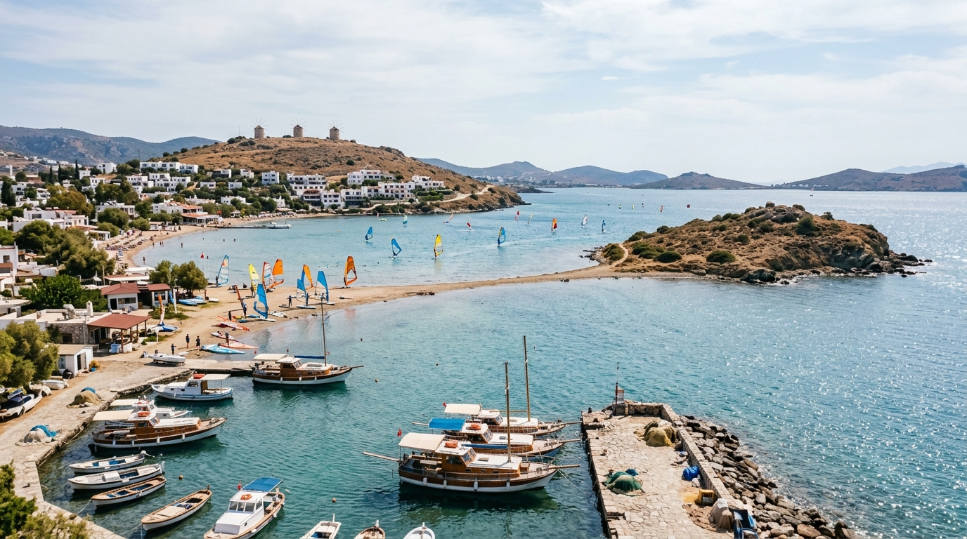 Akyarlar Plajı Rehberi: Bodrum'un Rüzgarlı Koyu