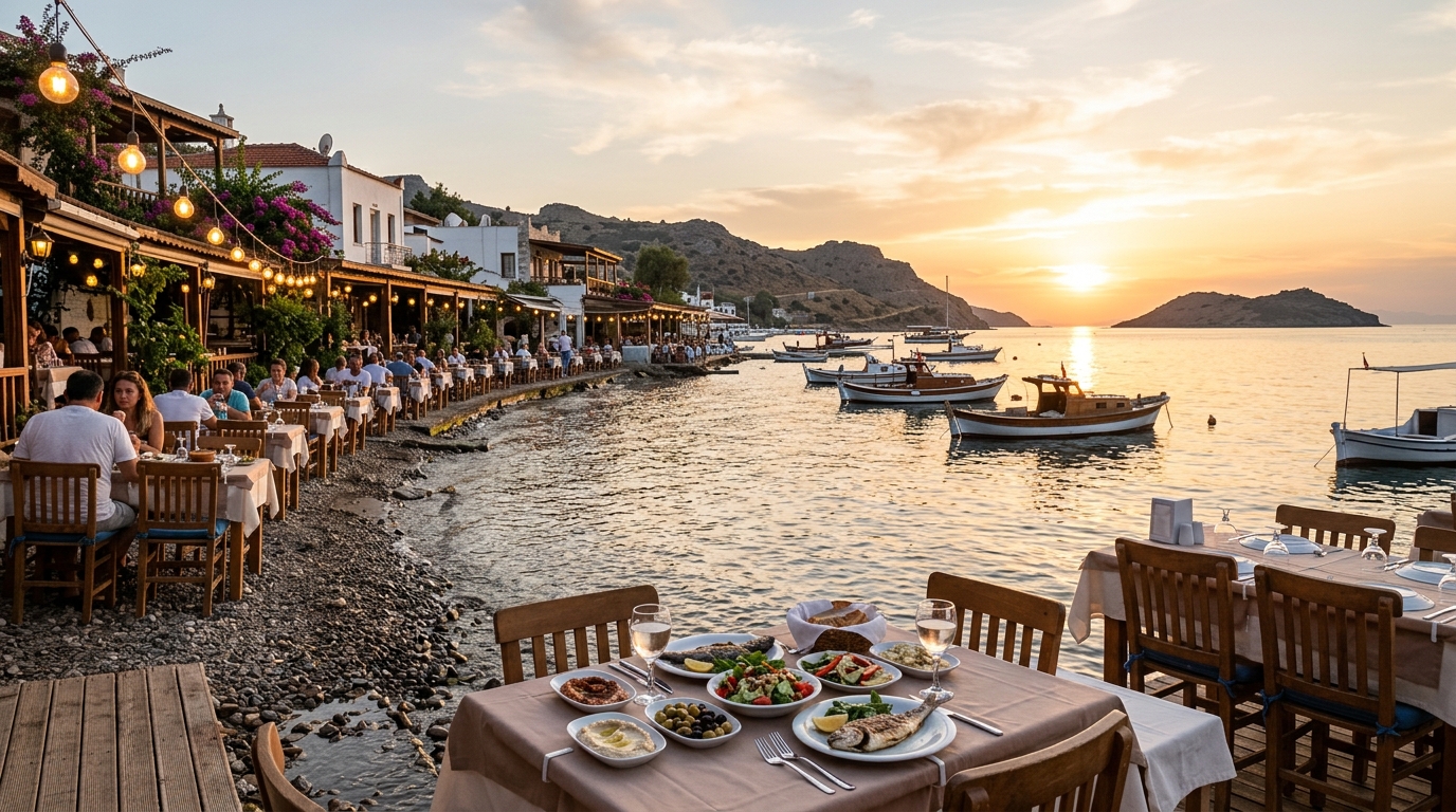 Gümüşlük'te Balık Restoranları: Sahildeki Sıra Rehberi